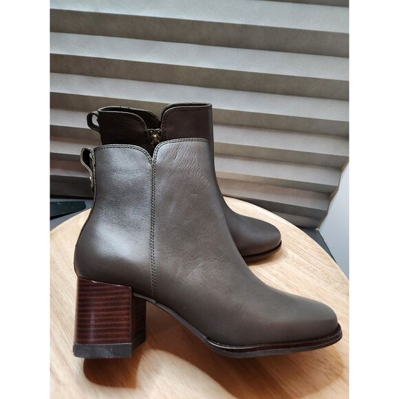 Sperry | Seaport Heel Bootie | Women's size 10 | Olive - Picture 3 of 12